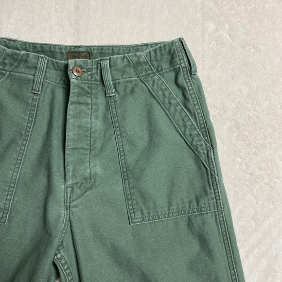 Mother Womens The Patch Pocket Private Ankle Pants Size 27 Roger That Green - Picture 7 of 14